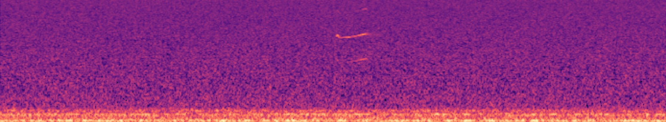 Spectrogram of bird call