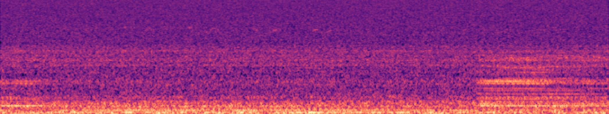Spectrogram of bird call