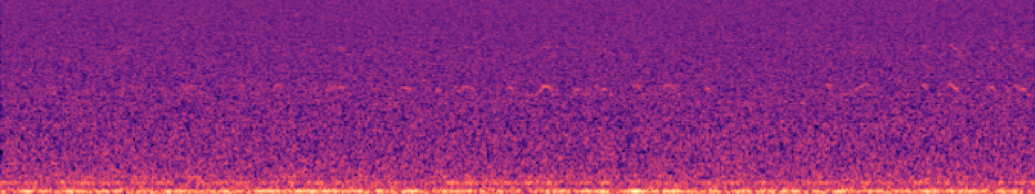 Spectrogram of bird call