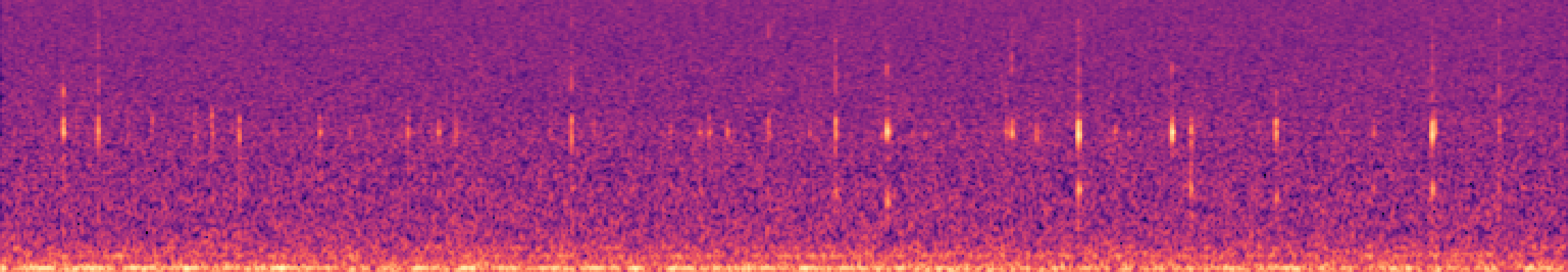 Spectrogram of bird call