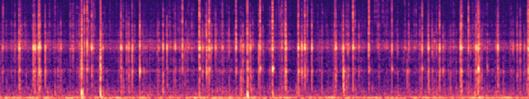 Spectrogram of bird call